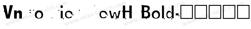 VnCourier NewH Bold字体转换